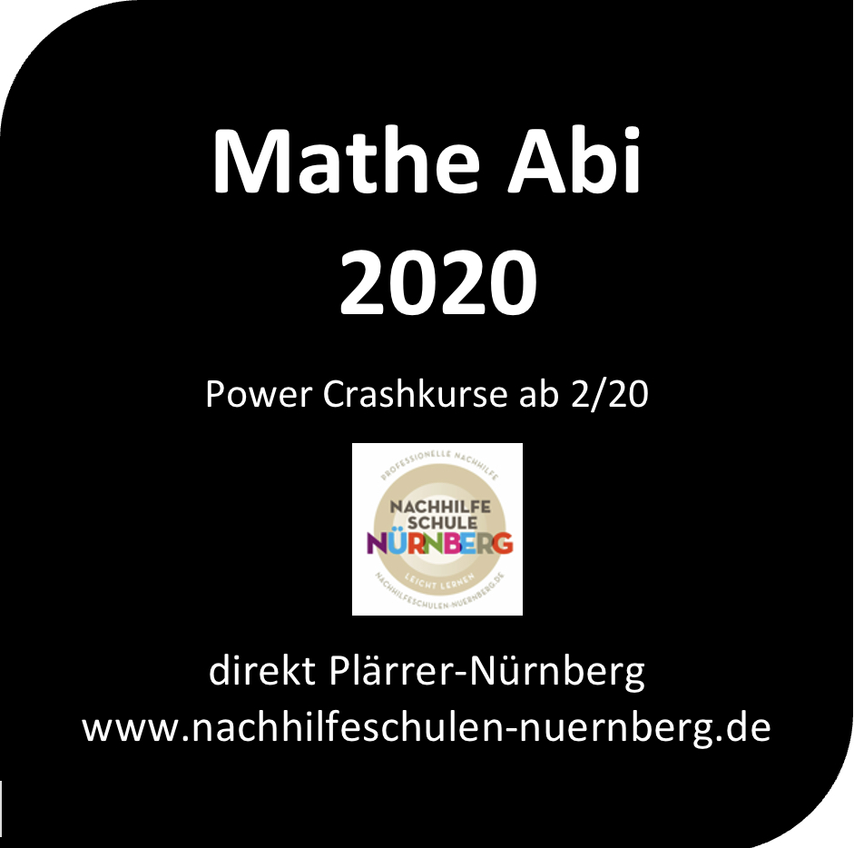 Mathe Abi Training Crashkurse Nürnberg