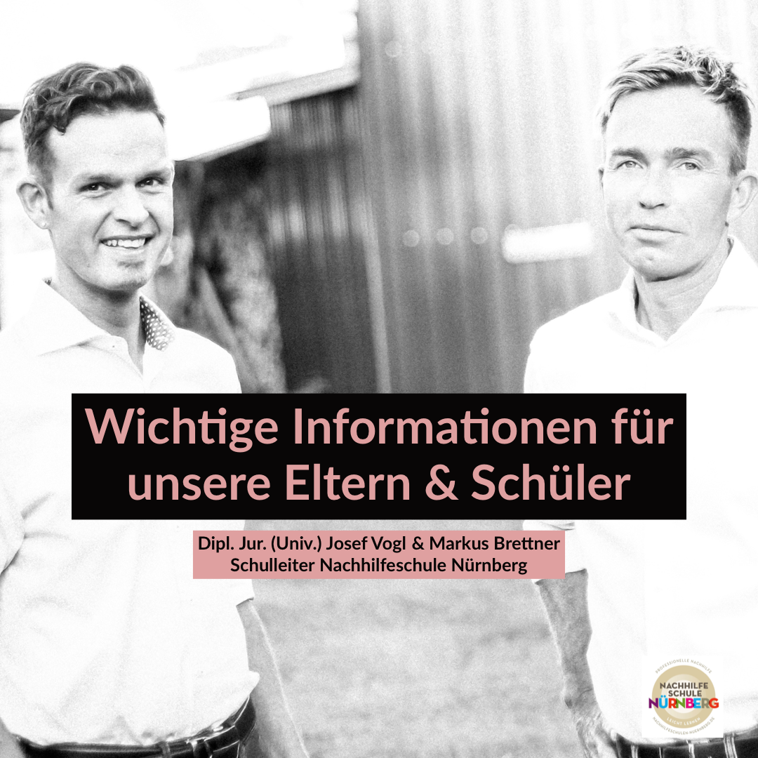 Nachhilfeschule Nürnberg Schulleiter Markus Brettner Josef Vogl 1a