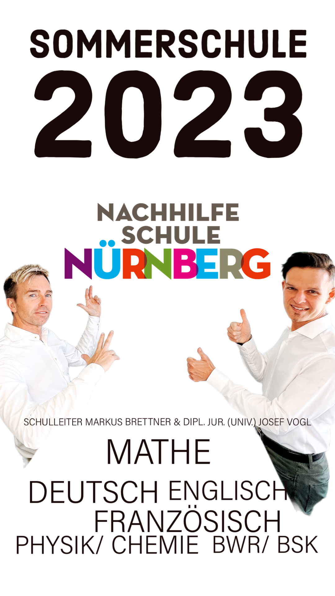 Nachhilfe Nürnberg Sommerferien August 2023 Innenstadt Nachhilfe
